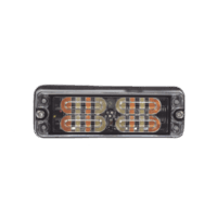 Luz Perimetral, 12 LED Ultra Brillantes, Color ?mbar / Claro