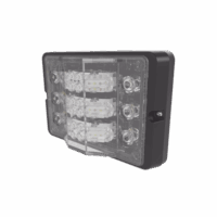 Luz direccional de 3 niveles rojo/claro