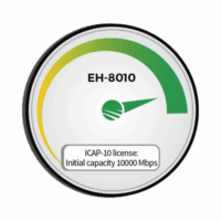 Capacidad inicial 10,000 Mbps (10Gbps) para EH-8010