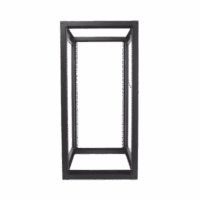 Rack Est?ndar 19" de 4 Postes, Acero, 24 Unidades, Profundidad Ajustable.