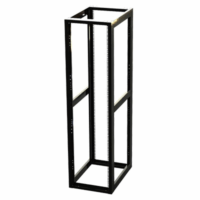 Rack Est?ndar 19" de 4 Postes, Acero, 45 Unidades, Profundidad Ajustable.