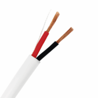 Bobina de 152 Metros / 14AWG 2 Conductores / Cable Profesional de ALTA FIDELIDAD 100% Cobre / Libre de Ox?geno / Interior / Color Blanco / Para Aplicaciones de Audio, Control de Acceso y Automatización