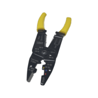 Pinza Cortacables / Pelacables 10 a 22 AWG con Plegador de Conectores.