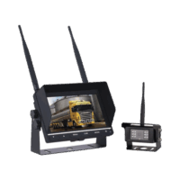 Sistema Profesional Inalámbrico de C?mara de Reversa Infrarroja y Monitor de 7" para Veh?culos de Trabajo y Montacargas