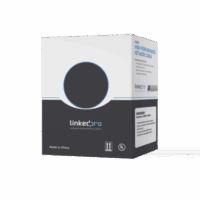 Bobina de cable de 305 m ( 1000 ft ) Cat5e, Aleación de Cobre y Aluminio ( CCA ), color Gris, Uso Interior.