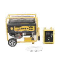 Generador a Gasolina / Planta de Emergencia con Encendido Autom?tico, 6.5KW, 220Vac 2 Fases, Jaula con Ruedas para Fácil Traslado