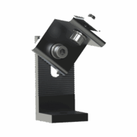 Soporte L para fijación de riel 5 Y 8  en techo de concreto