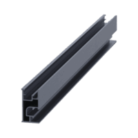Riel 7 4200mm aluminio anodizado para montaje de m?dulos fotovoltaicos