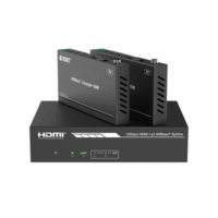 Splitter mas Extensor de Video | 1x2?| ProAV | HDBaseT? | 120m en 4K@60Hz | 150m en 1080p@60Hz | Cat6/6a/7 | Gesti?n Avanzada EDID | Control IR y RS232 | PoC |?Salida de Audio