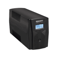 UPS Con M?s Potencia de 600VA / 360 W Con Display LCD y Regulador de Voltaje AVR, 4 Contactos NEMA 5-15R, Batería 7 Ah y Puertos RJ45 y USB