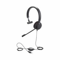 Jabra Evolve 20 Mono con conexión USB, micr?fono con cancelación de ruido de ultima generación, configuración Plug and Play (4993-829-209)