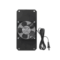 Kit de Ventilador, para Instalación en Gabinetes AccessPlus de Hoffman, de 115 Vca, 100 CFM, De Aluminio, Color Negro