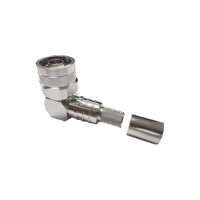 Conector N Macho Angulo Recto, Plegable Hex. con Pin Cautivo para cables Tipo RG8