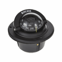 Br?jula serie Explorer en color negro, con iluminación nocturna color verde.