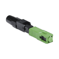 Conector rápido de Instalación en Campo, Monomodo, SC/APC, pre-pulido, re-terminable, ideal para Aplicaciones FTTx