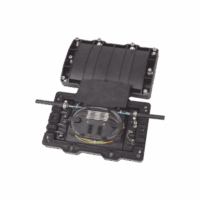 Caja de Distribución de Fibra ?ptica Horizontal, hasta 48 empalmes, Exterior IP68