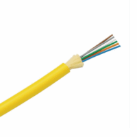 Cable de Fibra ?ptica de 6 hilos, Monomodo OS2 9/125, Interior, Tight Buffer 900um, No Conductiva (Diel?ctrica), OFNP (Plenum), Precio Por Metro