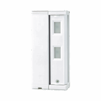 Sensor de Movimiento / Tipo Cortina / Ajuste de detección 2m o 5m / 100% Exterior / Inalambrico (Alimentación)/Compatible con cualquier panel de alarma / Proteja fachadas, puertas, ventanas, balcones y mas!
