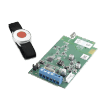 Kit de Transceptor Inalámbrico 916MHz. 2 V?as y botón de P?nico compatible con panel Crow