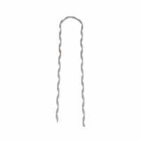 Remate Preformado para Fibra ?ptica Figura 8, Span 100 m, para mensajero de acero con di?metro ? 3.6  mm