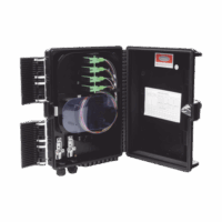 Cierre de Empalme para 24 fusiones de fibra ?ptica, Interior/Exterior, con 16 acopladores SC/APC y splitter 1x16, IP65