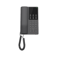 Tel?fono IP Hotelero Wi-Fi, 2 l?neas SIP con 2 cuentas, codec Opus, IPV4/IPV6, color negro, con gesti?n en la nube GDMS