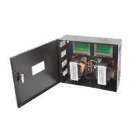 Fuente de poder profesional CCTV de 24 Vca @16A, 16 c?maras, volt. de entrada: 115, 127, 132 Vca (Seleccionable), con capacidad de batería de respaldo, requiere batería