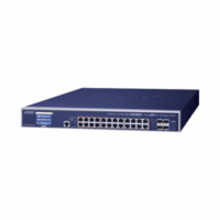 Switch Administrable Capa 3, 24 Puertos Gigabit 802.3bt, Hasta 600 W, 4 Puertos 10 G SFP+, Con Pantalla T?ctil para Configuración B?sica
