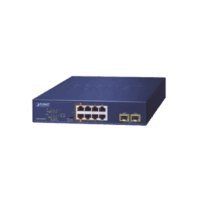 Switch PoE No Administrable de Escritorio, 2 Puertos Gigabit 802.3bt, 4 Puertos Gigabit 802.3at, 2 Puertos 10/100/1000, 2 Puertos SFP Gigabit.
