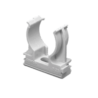 Soporte de presi?n (Abrazadera), PVC Auto-extinguible, abierto para tubería de 50 mm