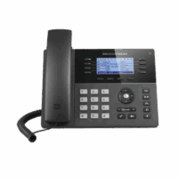 Tel?fono IP Gama media de 8 L?neas con 4 teclas de función, 32 teclas de extensi?n BLF digital y conferencia de 5 v?as PoE Gigabit