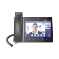 Video tel?fono IP  empresarial Android con pantalla t?ctil (1280x800) hasta 16 l?neas y 16 cuentas SIP