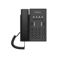 Tel?fono IP para Hotelería, profesional con 8 teclas programables para servicio rápido, plantilla personalizable con PoE