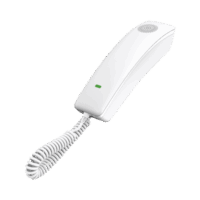 Tel?fono IP profesional para Hotelería, montaje en pared,  teclado num?rico est?ndar, conferencia de 3 v?as, Opus y PoE.