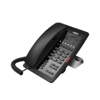 Tel?fono IP para Hotelería, profesional con 6 teclas programables para servicio rápido (Hotline), plantilla personalizable con PoE