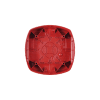 Caja de Montaje para Bocina/Estrobo Hochiki, Color Rojo