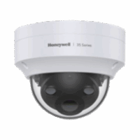 Domo IP 5 Megap?xeles / Lente 2.8 mm / 40 mts IR / Ultra Baja Iluminación /  NDAA / ONVIF / IP67 / IK10 / IA (Filtro de Humanos y Vehiculos) / Conteo de Personas / Merodeo / H.265 / PoE / Alarmas I/O / Serie 35 / Honeywell Security