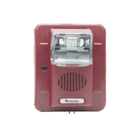 Sirena Estrobo, 24 Vcd, Multi Candela, Montaje En Pared, Serie HE (0500-06020)