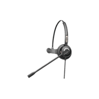 Diadema monoaural con tecnolog?a antishock para tel?fonos IP FANVIL y Polycom con micr?fono de cancelación de ruido, larga durabilidad