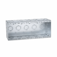 Caja Multigang de 5 Gangs/ Profundidad de 3-1/2"/ 29 Entradas de 1/2" - 3/4".