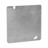 Tapa Cuadrada Ciega de  Acero Galvanizado de 4 11/16".