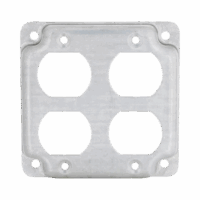 Cubierta de 4" para 2 Contactos D?plex.