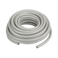 Manguera herm?tica flexible tipo PolyTuff no met?lica, gris de 1" y 100 pies. Uso comercial/industrial.
