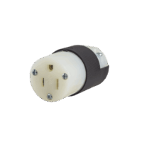 Conector Entrada Recta/ 15A 125V/ 2 Polos 3 Hilos/ Nema 5-15R/ Grado Industrial- Comercial.