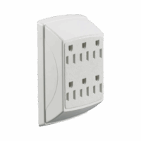 Multicontacto D?plex con 6 Salidas/ 15 A 125 V CA/ 2 Polos 3 Hilos / Color Blanco.