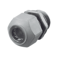 Conector de Cable, Estilo Europeo, para Conductores de 0.17" a 0.45", para Conduit 1/2",  Color Gris.