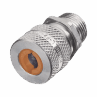 Conector de cable, de aluminio macho recto, .13 - .19" (3.2 - 4.7 mm), 3/4".