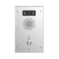 Video Intercomunicador IP, 2 l?neas SIP, 2 relevadores con botón para llamada, Onvif, anti-Vandálico, PoE, IP65 e IK10, PoE
