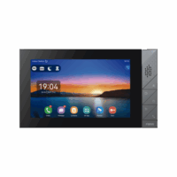 Monitor IP/SIP para interior con Android, Wi-Fi, Bluetooth, pantalla t?ctil de 7", audio de 2 v?as, PoE, 8 interfaces de entrada de alarma.