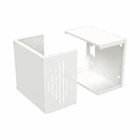 Gabinete para Resguardo de Sirena de 30 W (SF581A o SF581L No incluida), Preparación para Tamper (No incluido).